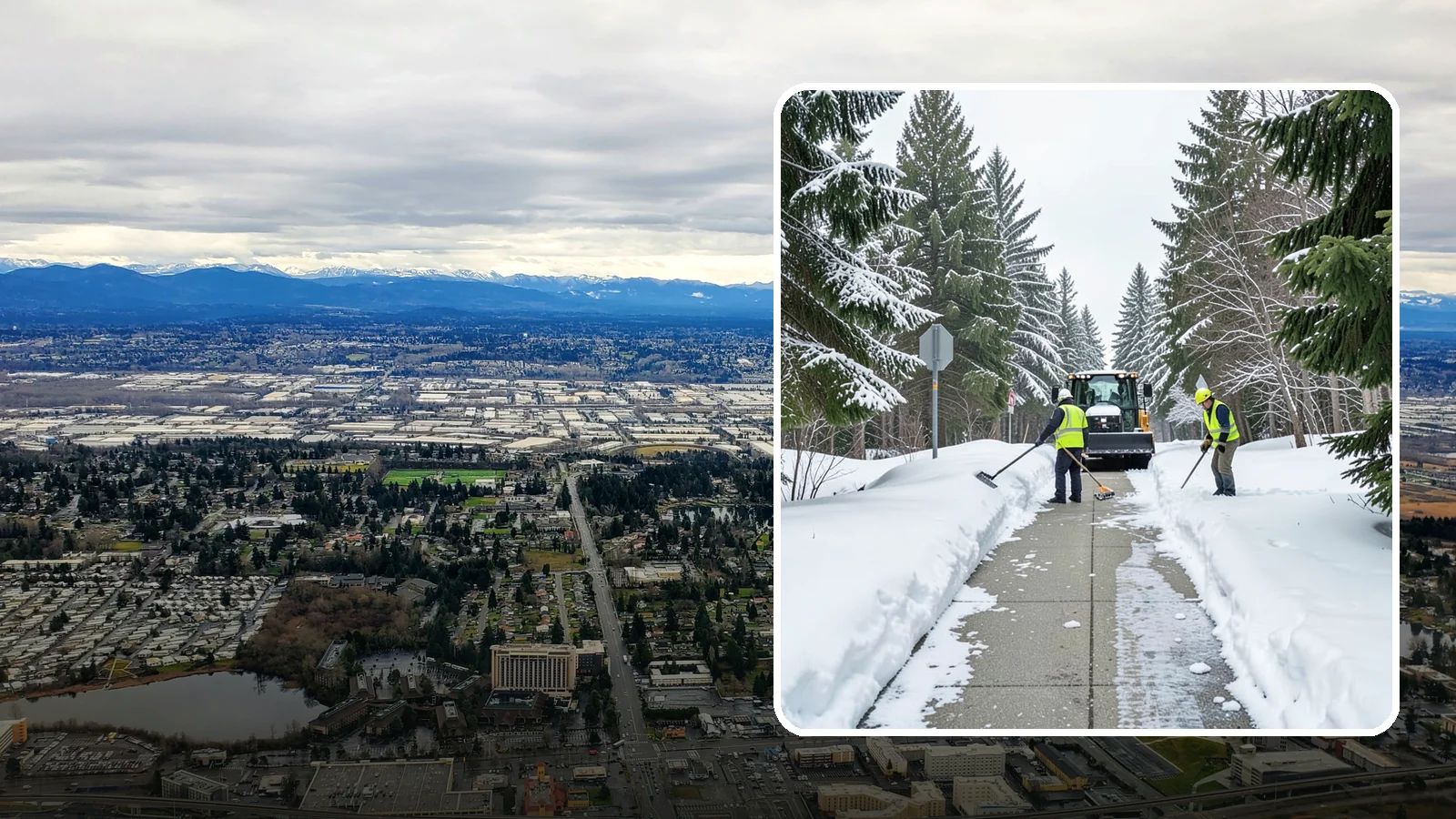 ADA Sidewalk Clearing in SeaTac, King County, WA - We clear sidewalks to ADA standards so ramps, routes, and access points stay usable in winter.
