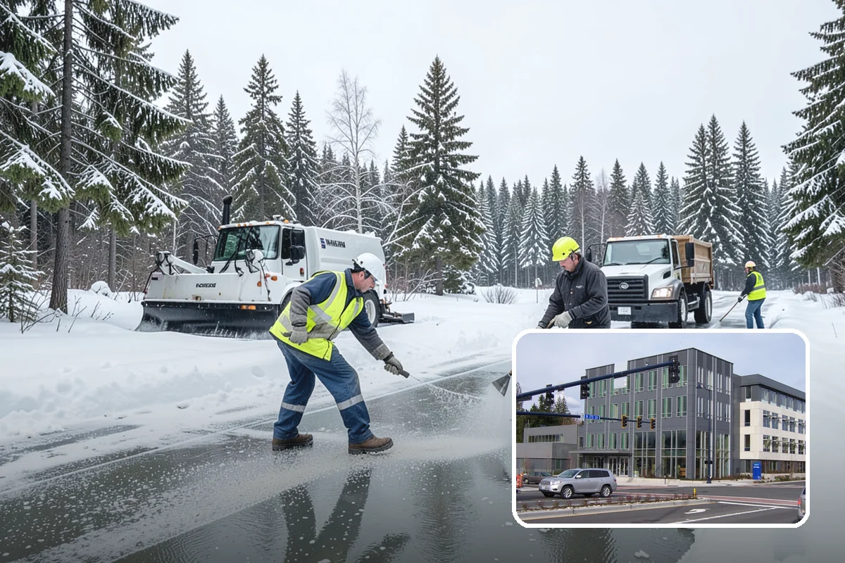 ADA Sidewalk Clearing in Shoreline, King County, WA - Maintains ADA-compliant accessible routes