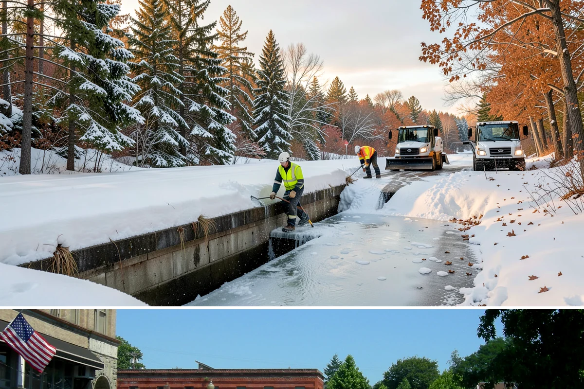ADA Sidewalk Clearing in Snohomish, Snohomish County, WA - ADA sidewalk clearing is required after every snowfall through the winter season.