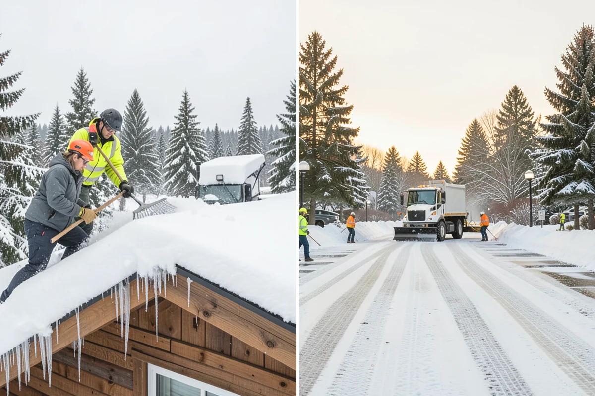 ADA Sidewalk Clearing in University Place, Pierce County, WA - We identify curb ramps and accessible routes