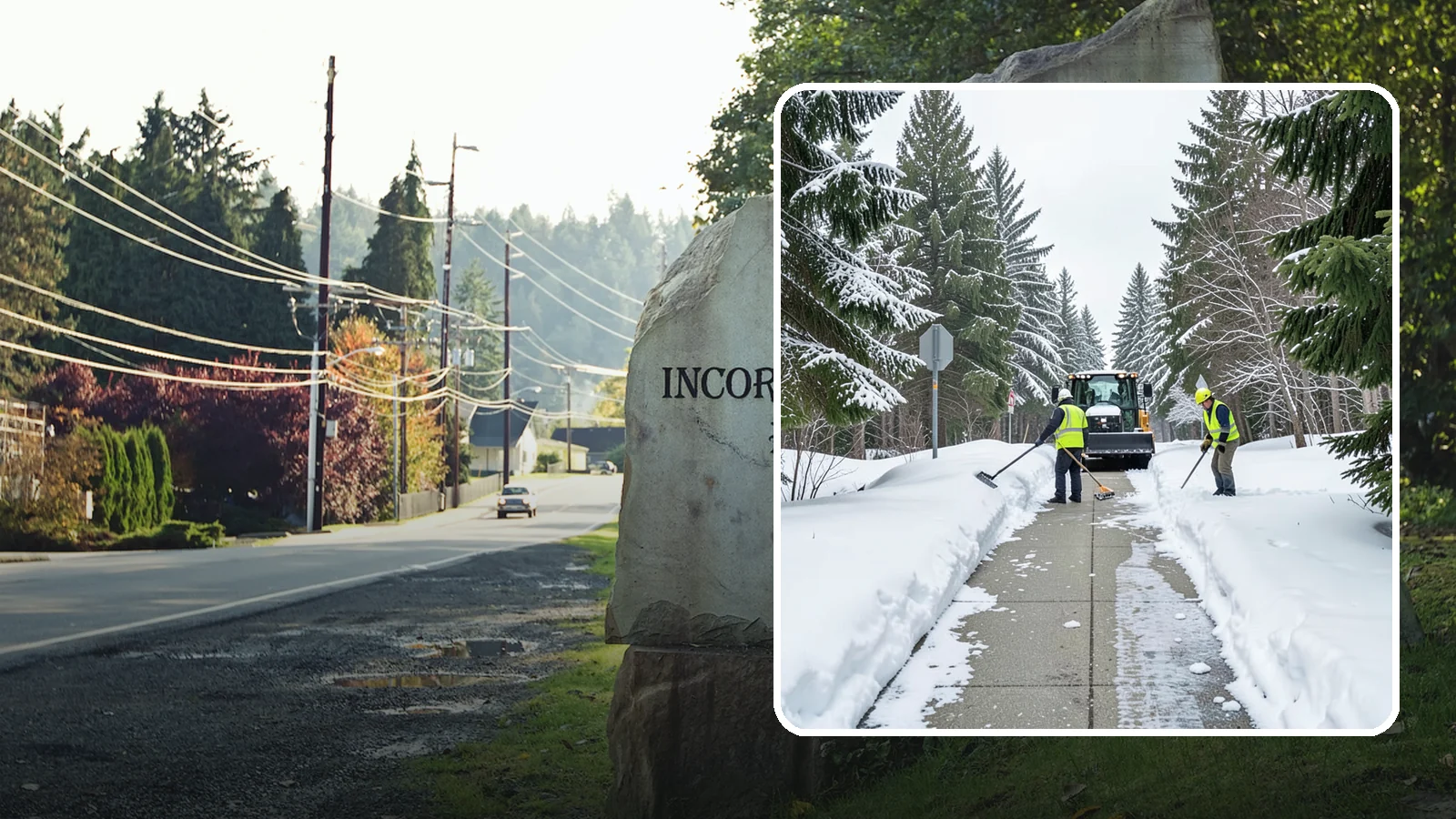 ADA Sidewalk Clearing in Wilkeson, Pierce County, WA - We clear sidewalks to ADA standards so ramps, routes, and access points stay usable in winter.
