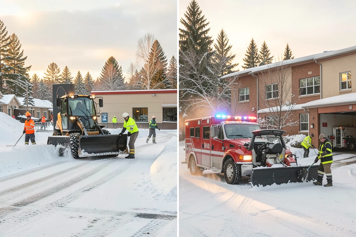 After-Hours Snow Removal in Anacortes, Skagit County, WA - We identify your opening time and target completion window