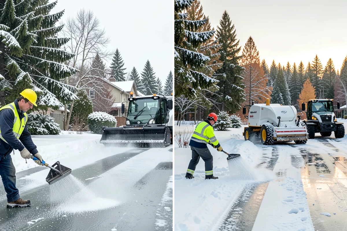 After-Hours Snow Removal in Arlington, Snohomish County, WA - We identify your opening time and target completion window