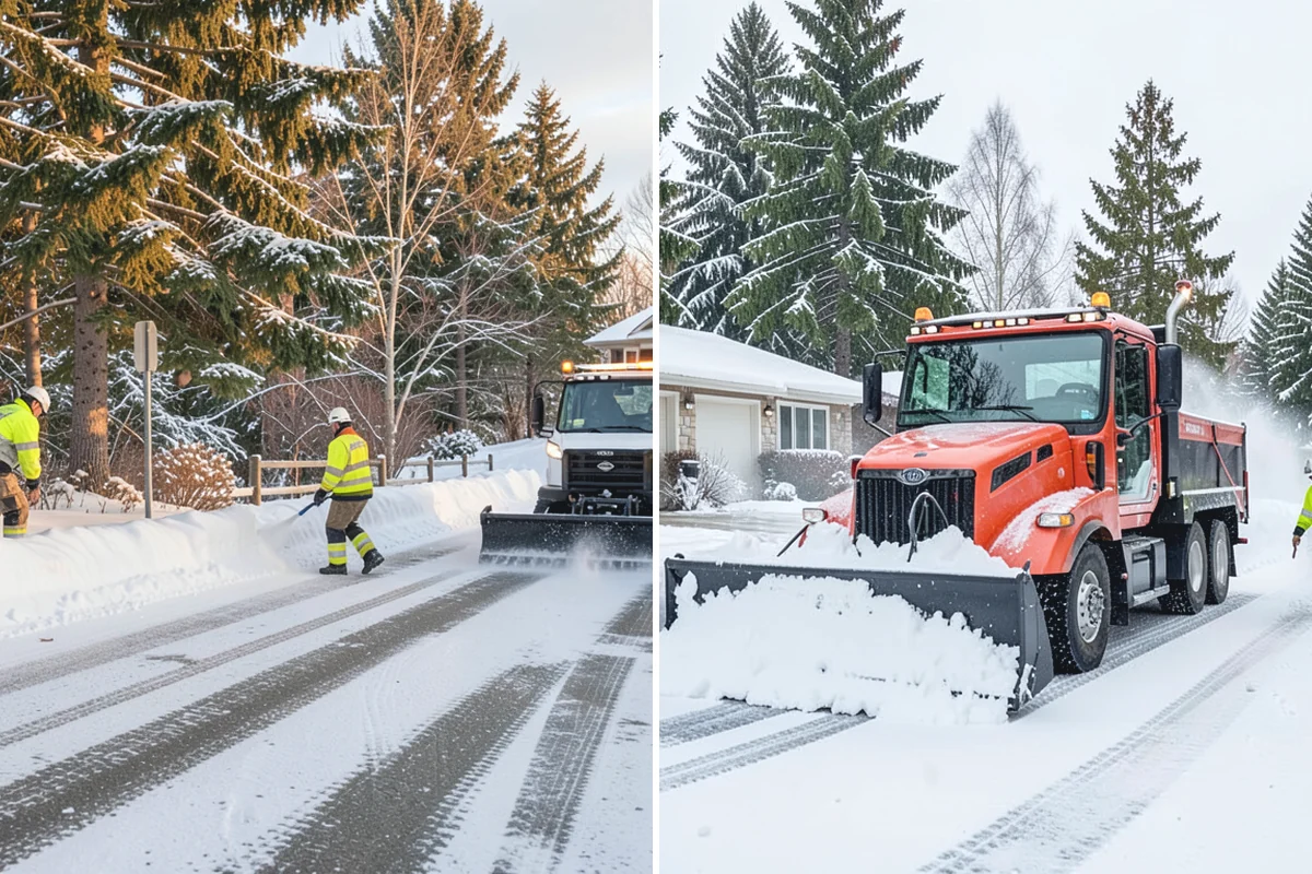 After-Hours Snow Removal in Auburn, King County, WA - We identify your opening time and target completion window