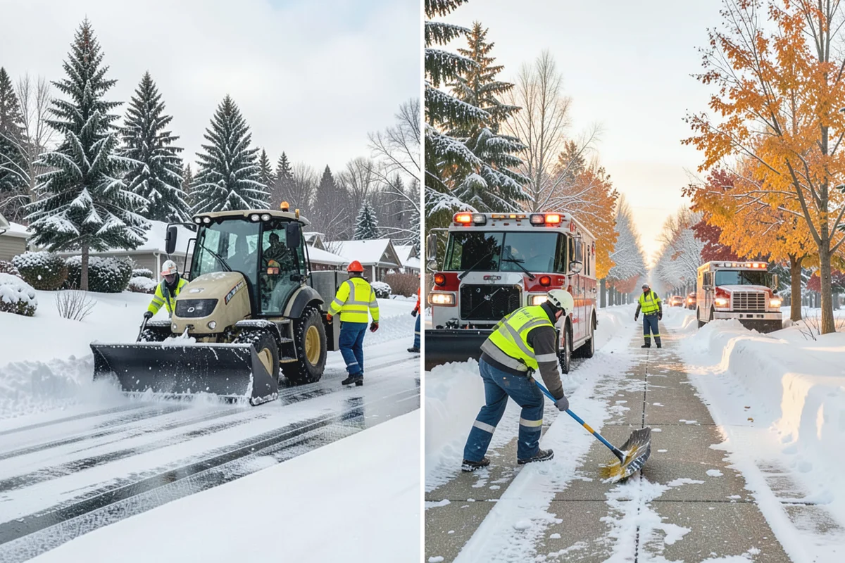 After-Hours Snow Removal in Beaux Arts Village, King County, WA - We identify your opening time and target completion window