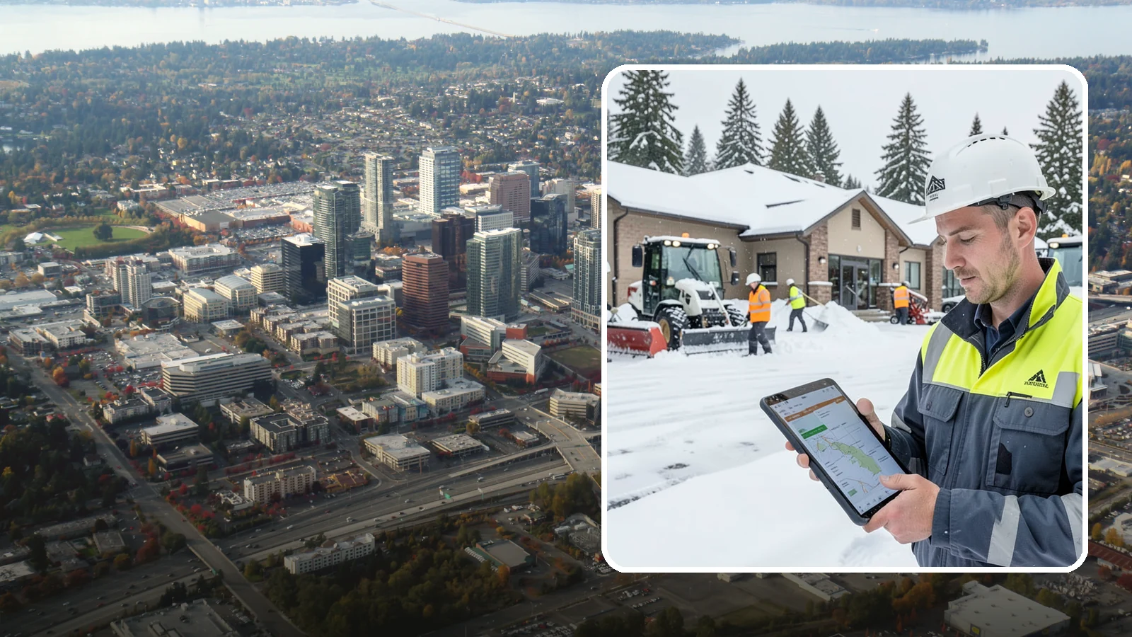 After-Hours Snow Removal in Bellevue, King County, WA - Evening and overnight clearing that readies your property before the next business day begins.