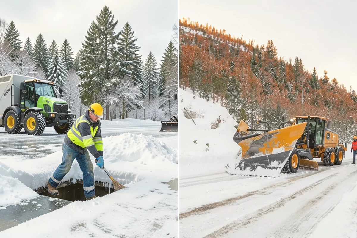 After-Hours Snow Removal in Bellevue, King County, WA - We identify your opening time and target completion window