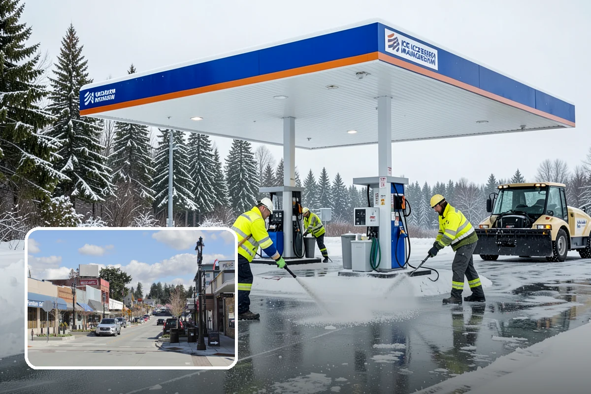 After-Hours Snow Removal in Bothell, King County, WA - Clearing completed before the next business day