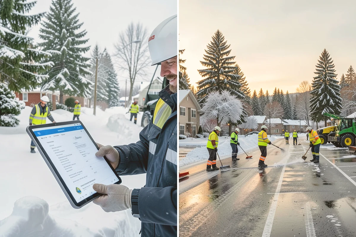 After-Hours Snow Removal in Brier, Snohomish County, WA - We identify your opening time and target completion window