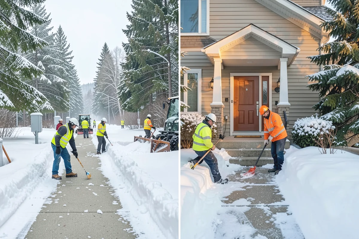 After-Hours Snow Removal in Buckley, Pierce County, WA - We identify your opening time and target completion window