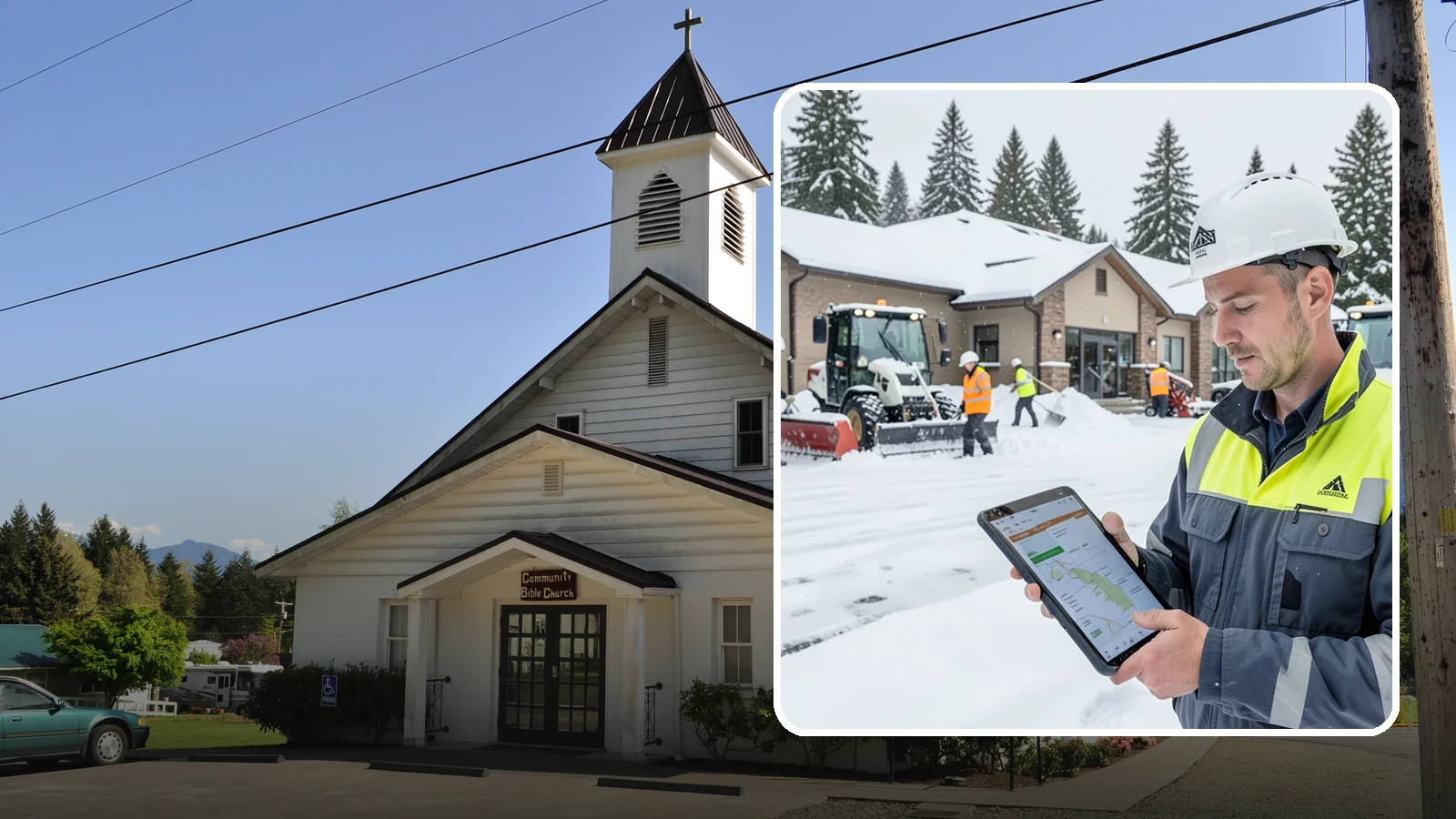 After-Hours Snow Removal in Concrete, Skagit County, WA - Evening and overnight clearing that readies your property before the next business day begins.