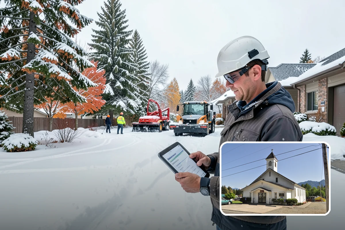 After-Hours Snow Removal in Concrete, Skagit County, WA - Clearing completed before the next business day