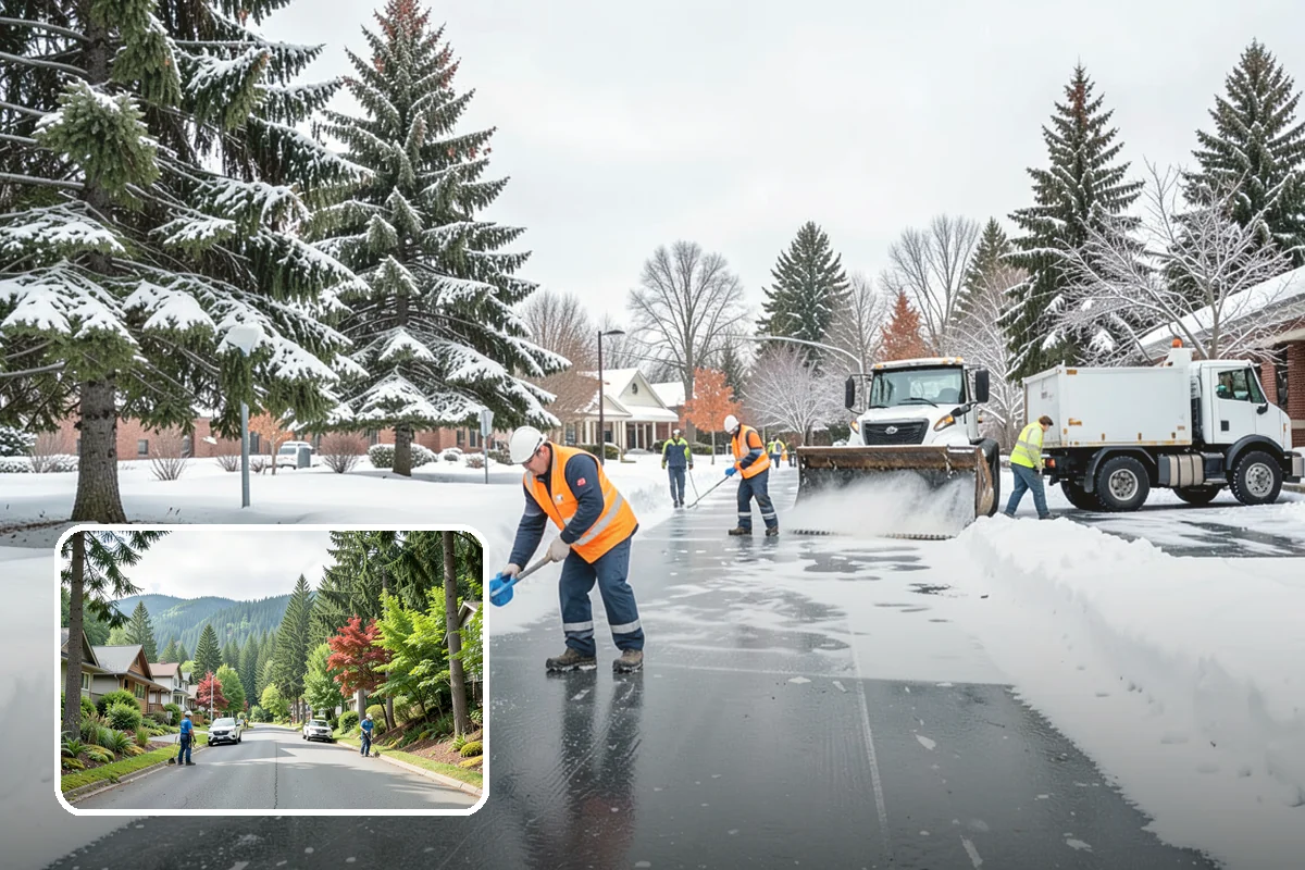 After-Hours Snow Removal in Darrington, Snohomish County, WA - Clearing completed before the next business day