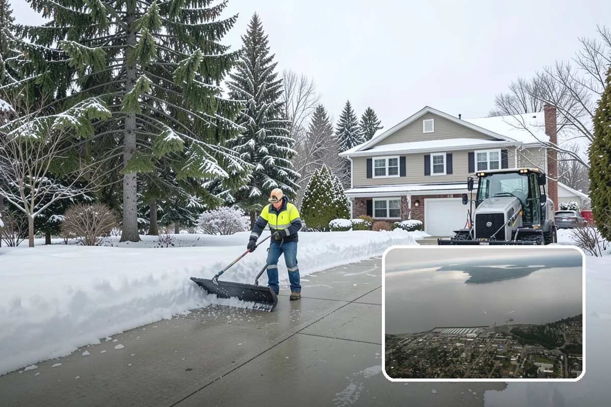 After-Hours Snow Removal in Des Moines, King County, WA - Clearing completed before the next business day