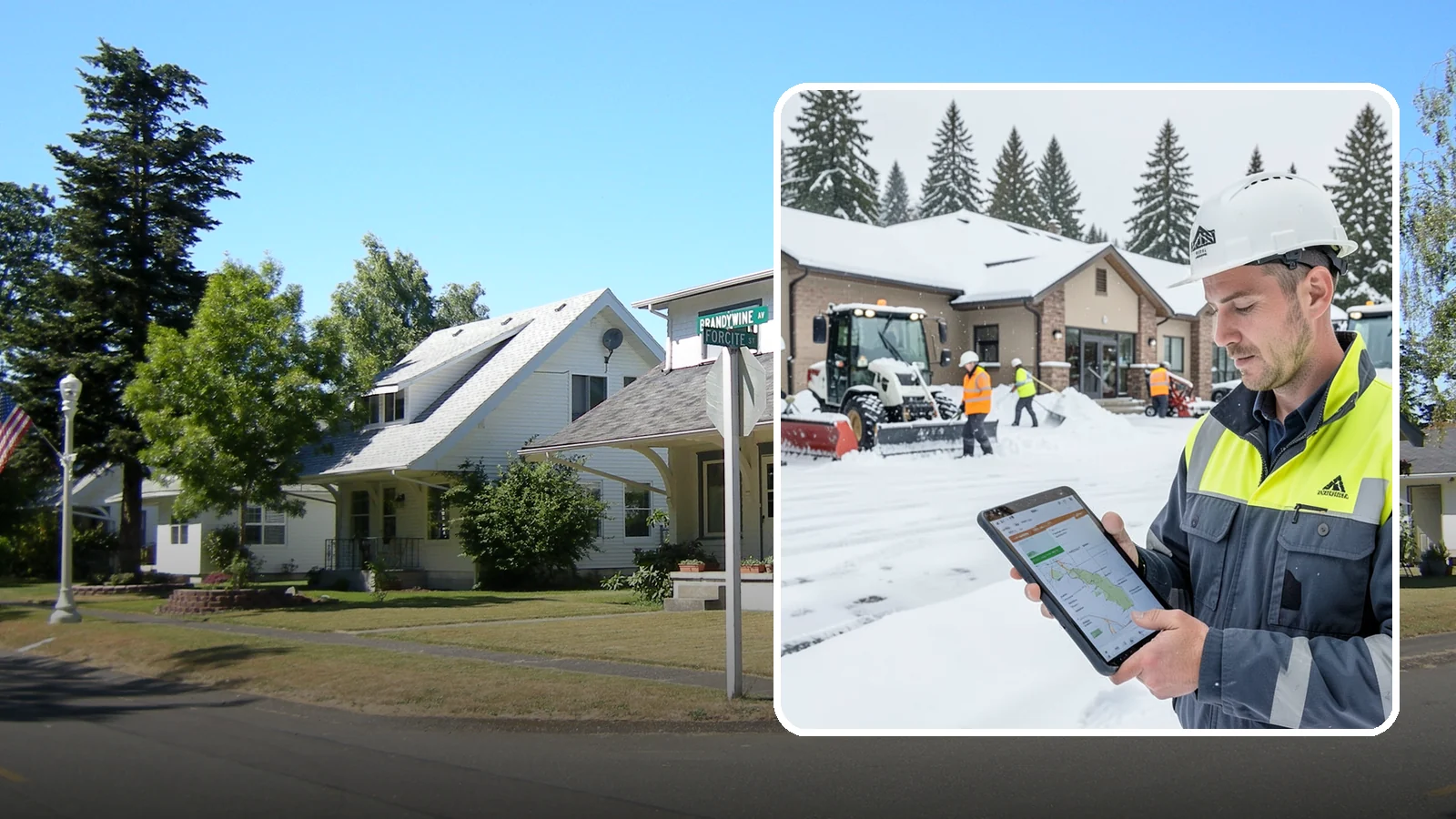 After-Hours Snow Removal in DuPont, Pierce County, WA - Evening and overnight clearing that readies your property before the next business day begins.