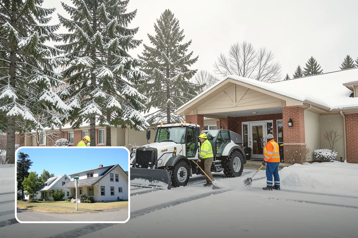 After-Hours Snow Removal in DuPont, Pierce County, WA - Clearing completed before the next business day