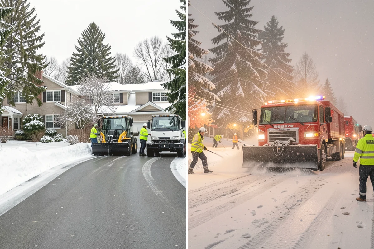 After-Hours Snow Removal in Duvall, King County, WA - We identify your opening time and target completion window
