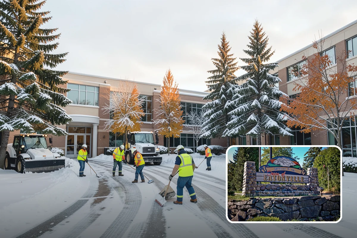 After-Hours Snow Removal in Eatonville, Pierce County, WA - Clearing completed before the next business day