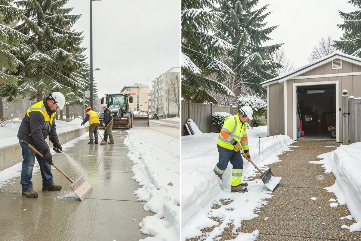 After-Hours Snow Removal in Eatonville, Pierce County, WA - We identify your opening time and target completion window