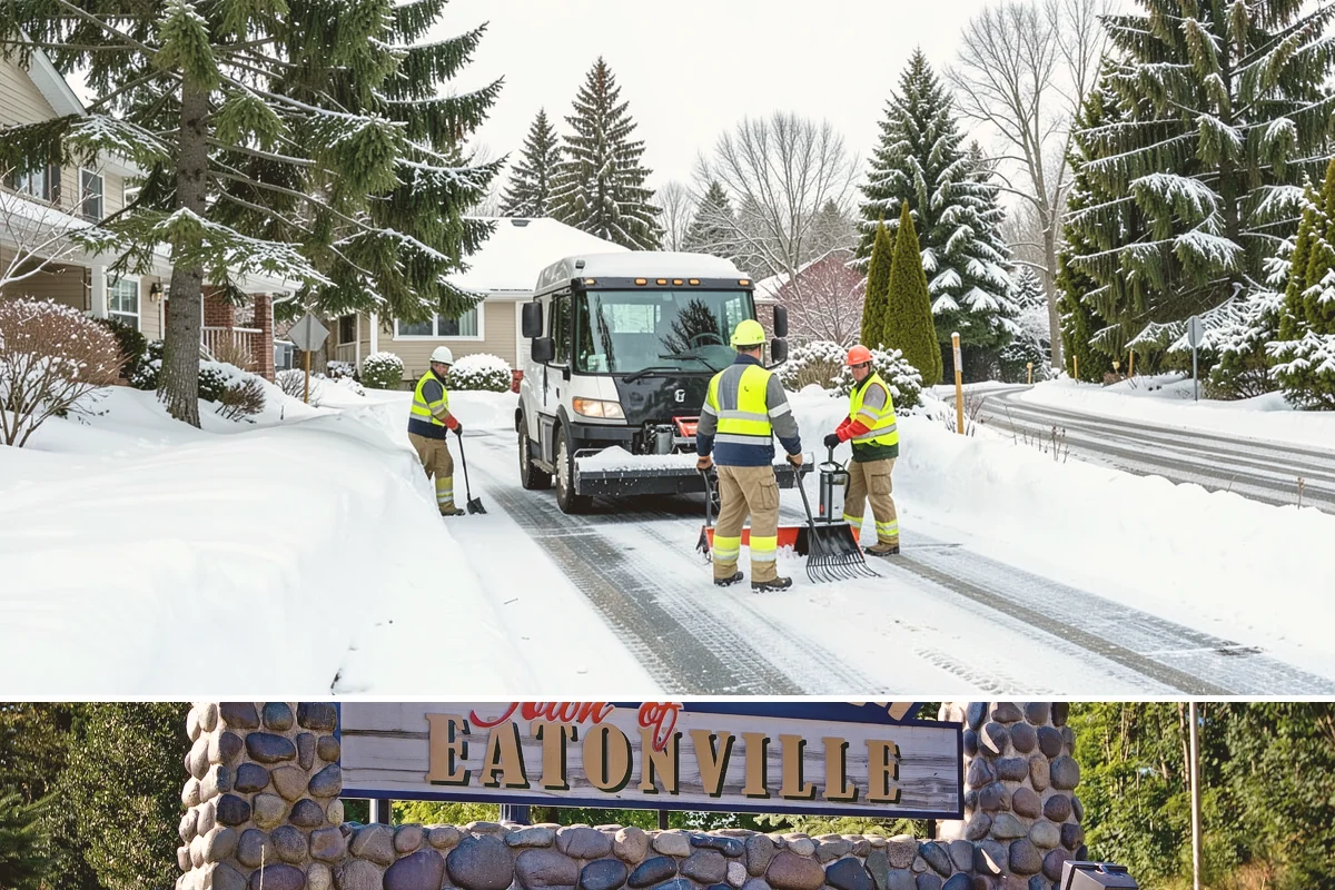 After-Hours Snow Removal in Eatonville, Pierce County, WA - This service is in highest demand during December and January, when evening snow and hard overnight freezes coincide.