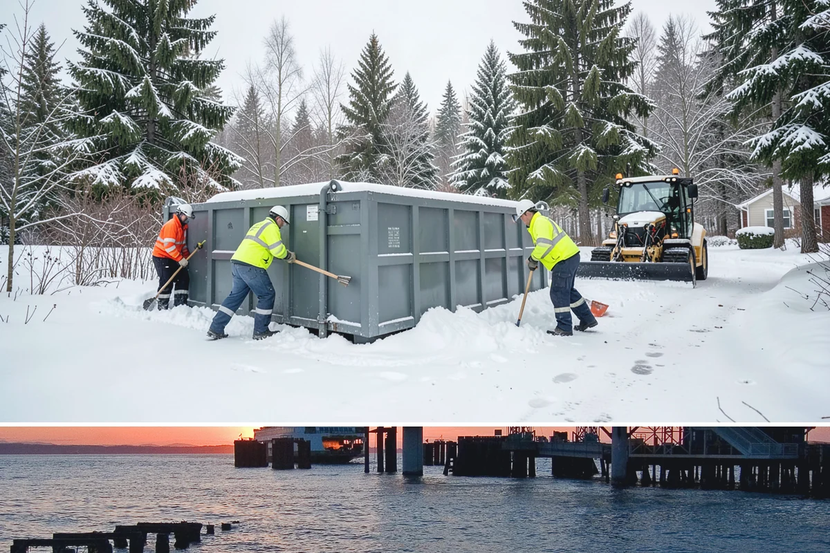 After-Hours Snow Removal in Edmonds, Snohomish County, WA - This service is in highest demand during December and January, when evening snow and hard overnight freezes coincide.