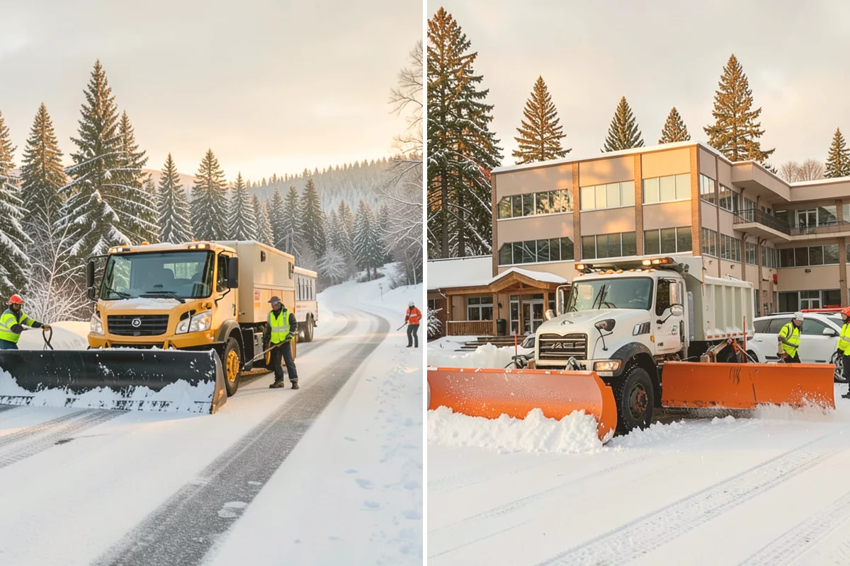 After-Hours Snow Removal in Fife, Pierce County, WA - We identify your opening time and target completion window