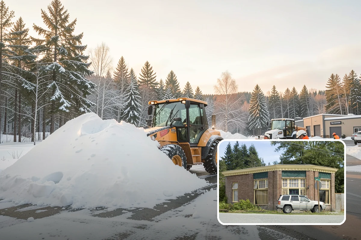 After-Hours Snow Removal in Hamilton, Skagit County, WA - Clearing completed before the next business day