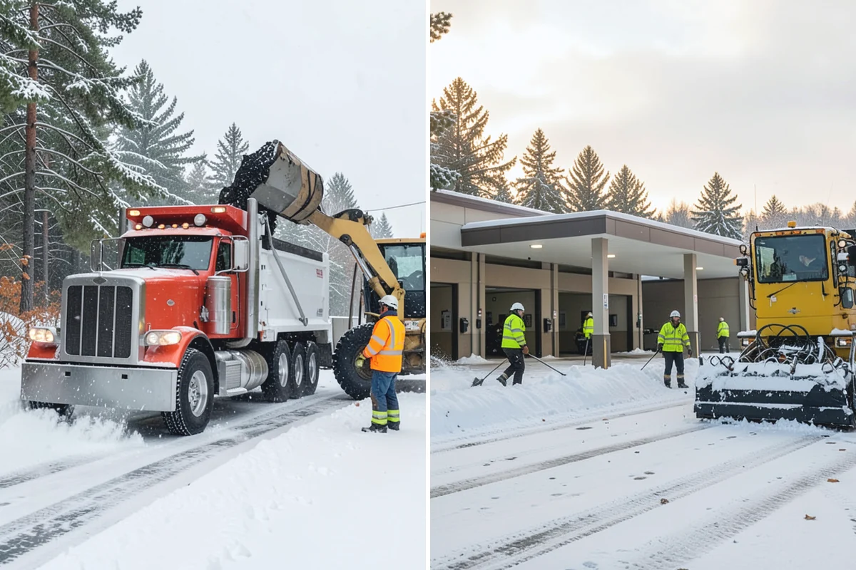 After-Hours Snow Removal in Hamilton, Skagit County, WA - We identify your opening time and target completion window