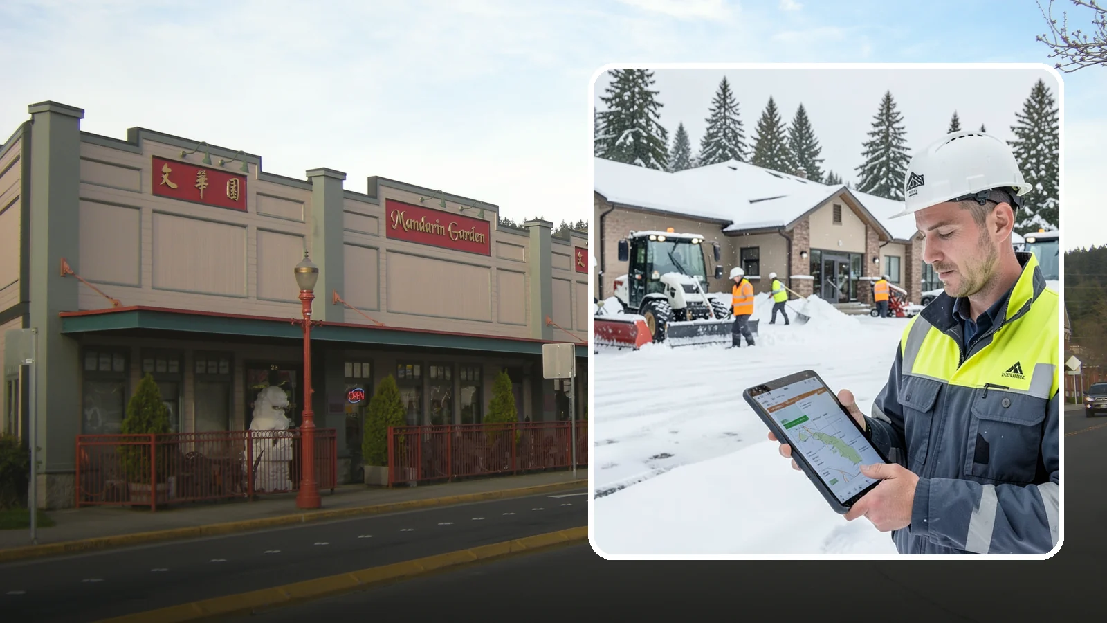 After-Hours Snow Removal in Issaquah, King County, WA - Evening and overnight clearing that readies your property before the next business day begins.