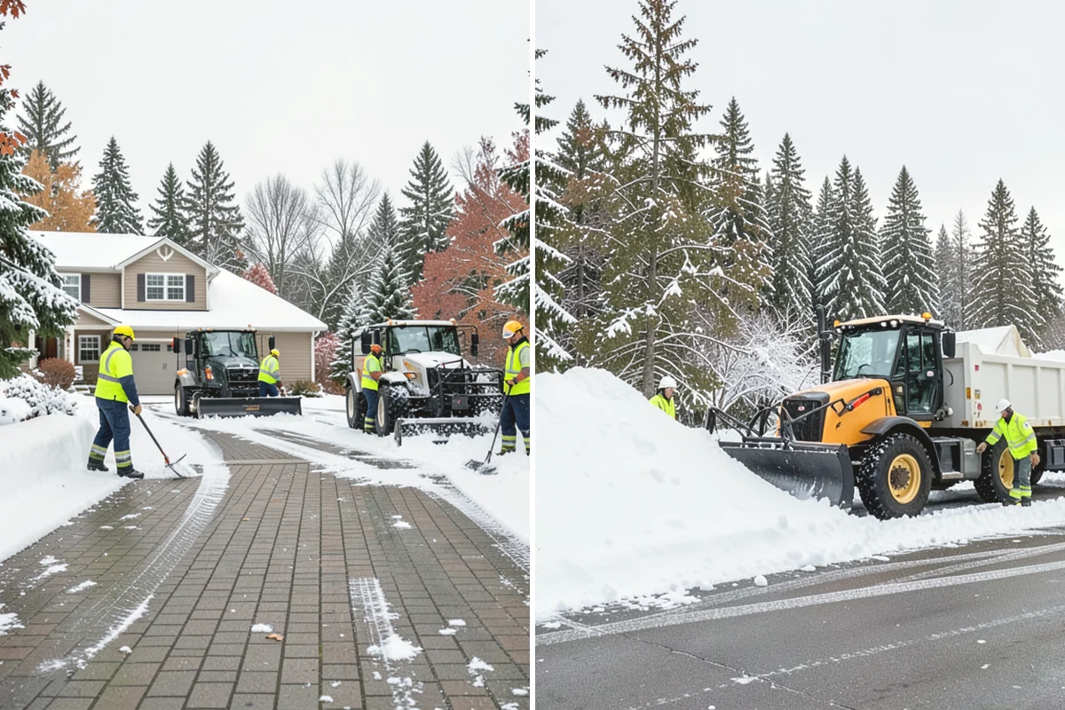 After-Hours Snow Removal in La Conner, Skagit County, WA - We identify your opening time and target completion window
