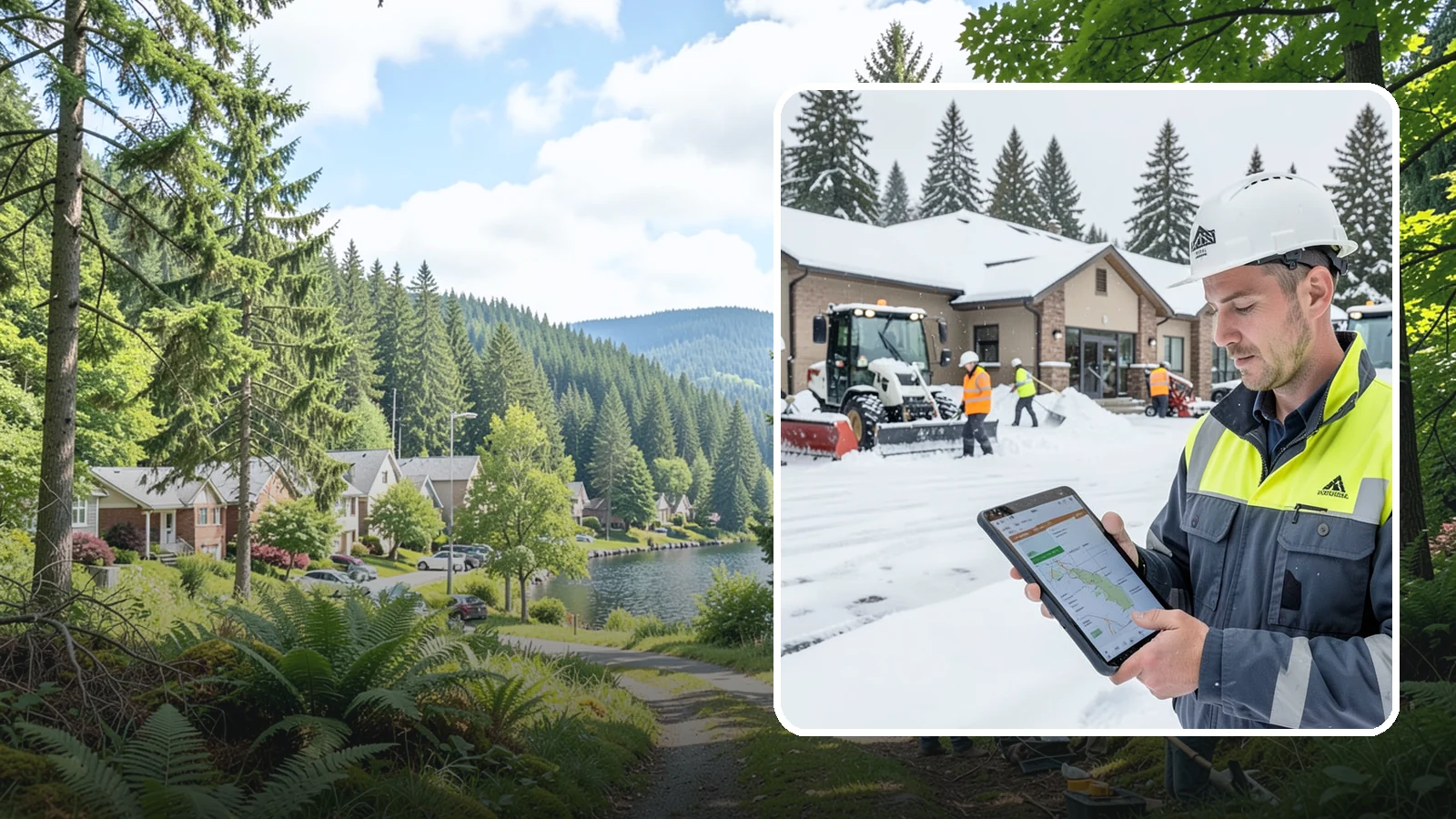 After-Hours Snow Removal in Lake Forest Park, King County, WA - Evening and overnight clearing that readies your property before the next business day begins.