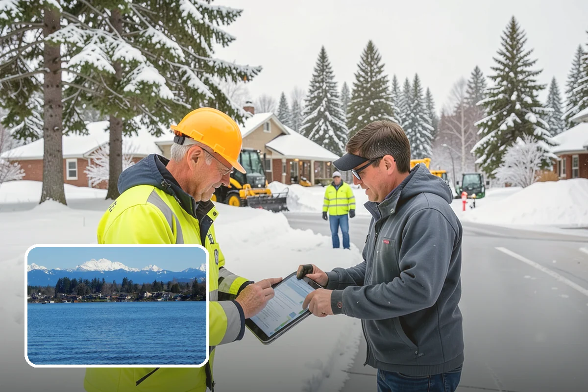 After-Hours Snow Removal in Lake Stevens, Snohomish County, WA - Clearing completed before the next business day