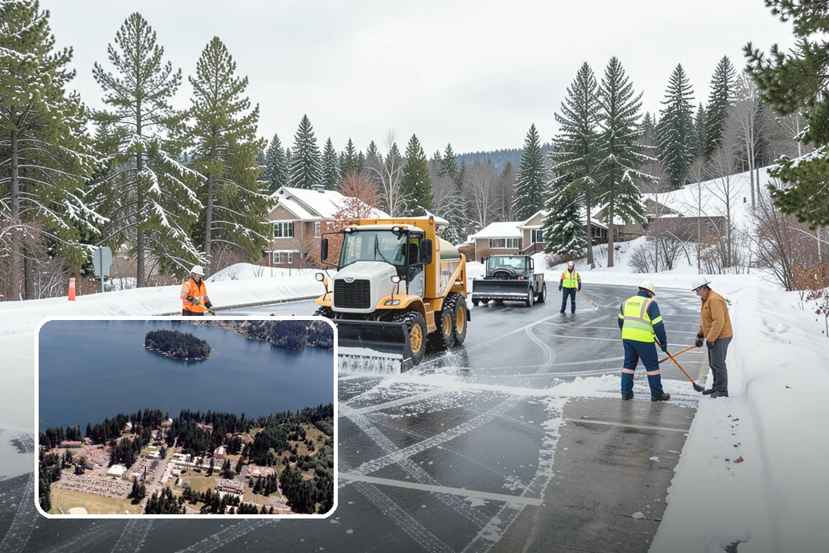 After-Hours Snow Removal in Lakewood, Pierce County, WA - Clearing completed before the next business day
