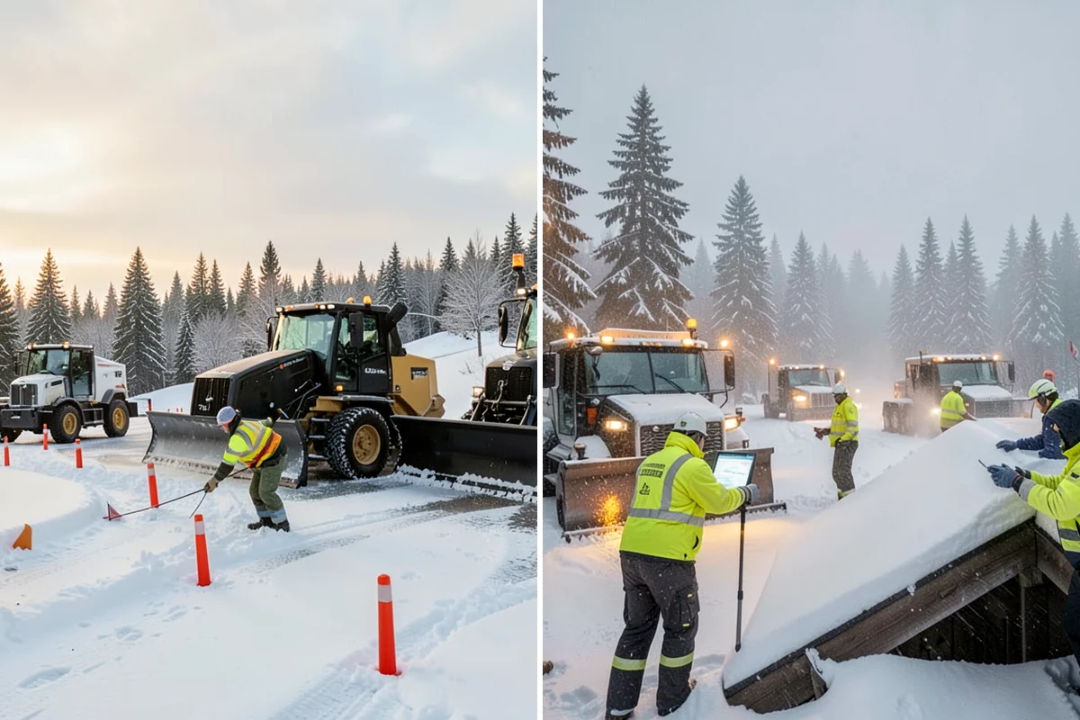 After-Hours Snow Removal in Lakewood, Pierce County, WA - We identify your opening time and target completion window