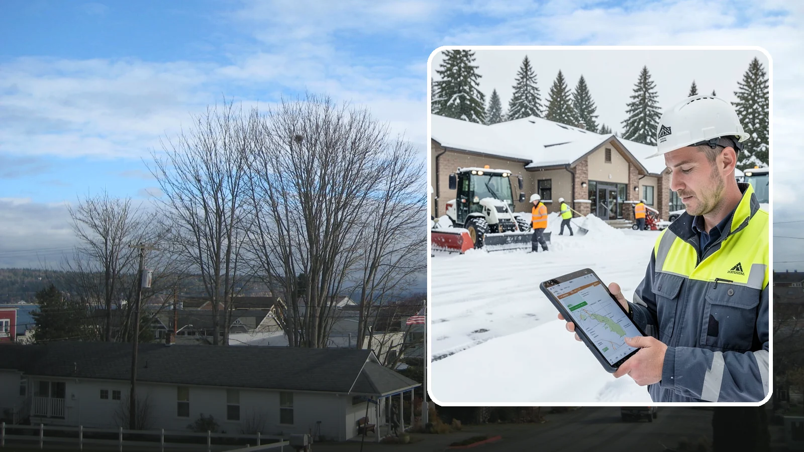 After-Hours Snow Removal in Langley, Island County, WA - Evening and overnight clearing that readies your property before the next business day begins.