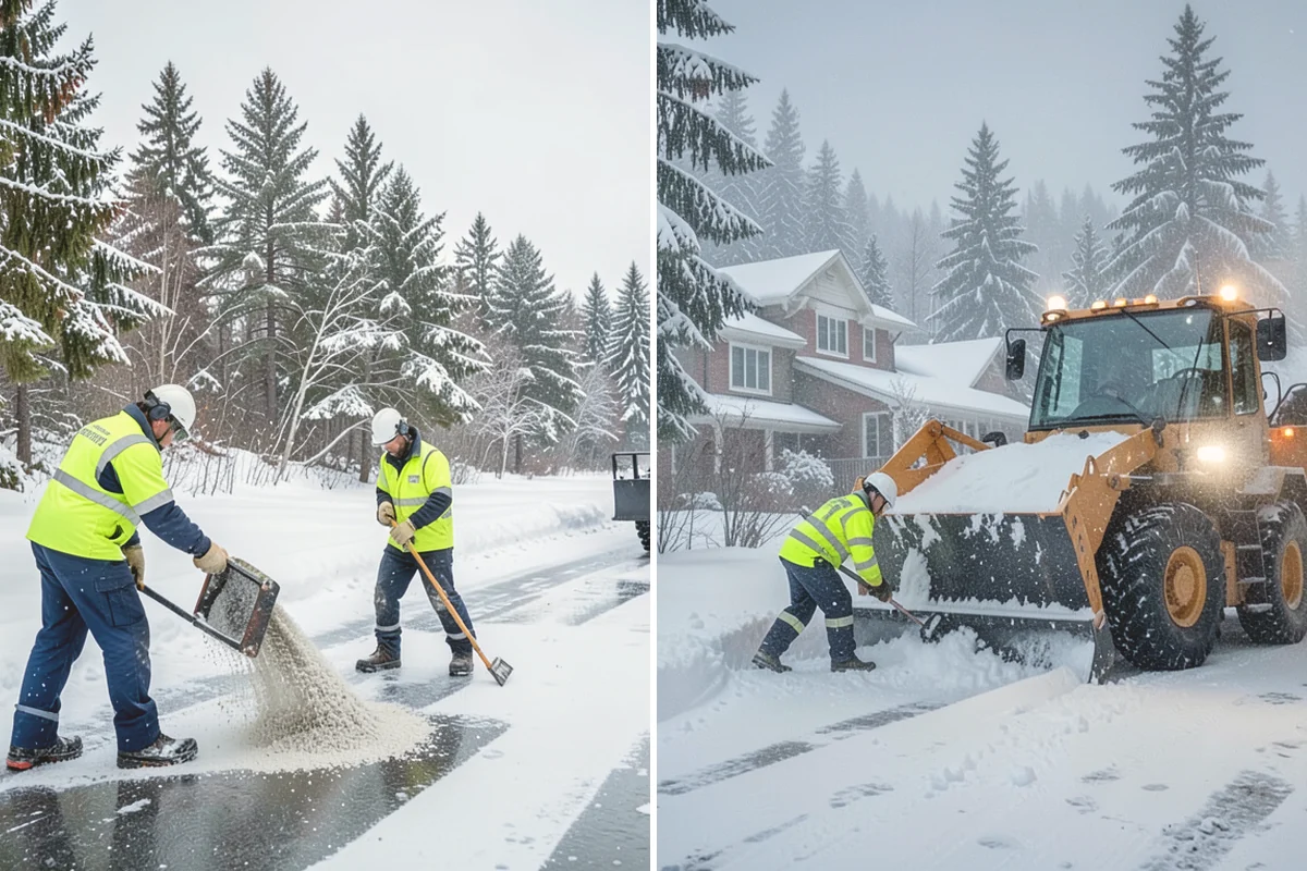 After-Hours Snow Removal in Langley, Island County, WA - We identify your opening time and target completion window