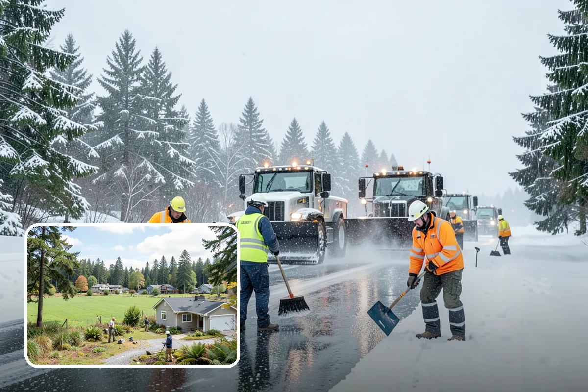 After-Hours Snow Removal in Lyman, Skagit County, WA - Clearing completed before the next business day