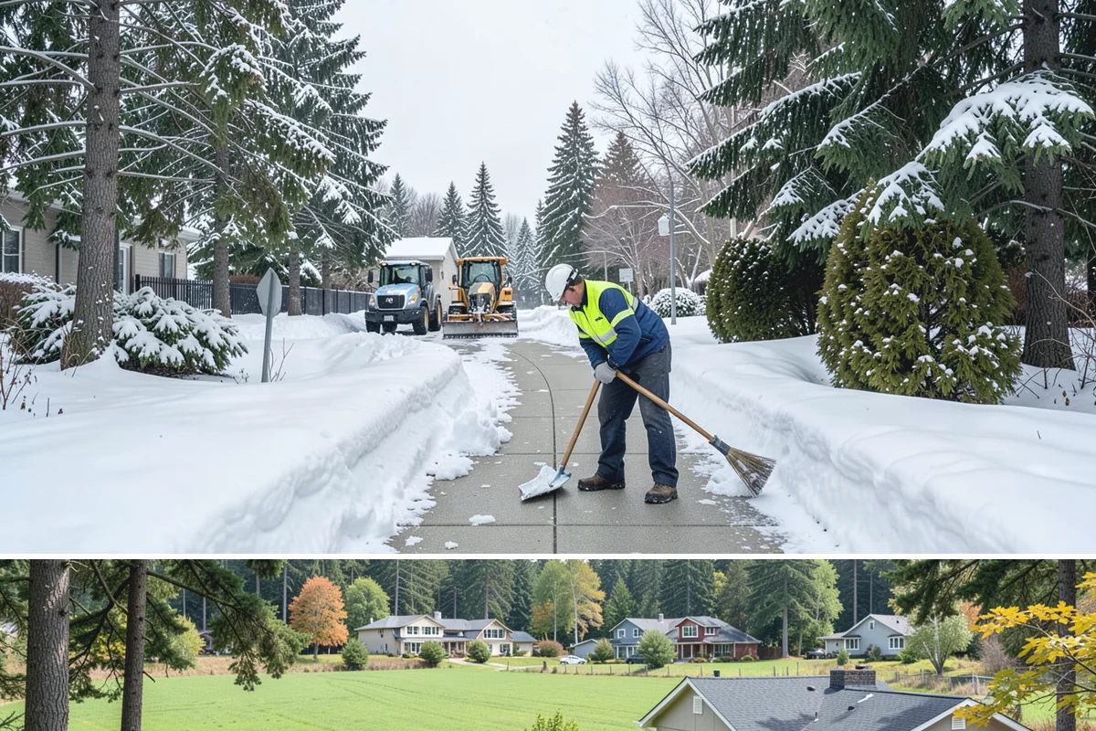 After-Hours Snow Removal in Lyman, Skagit County, WA - This service is in highest demand during December and January, when evening snow and hard overnight freezes coincide.