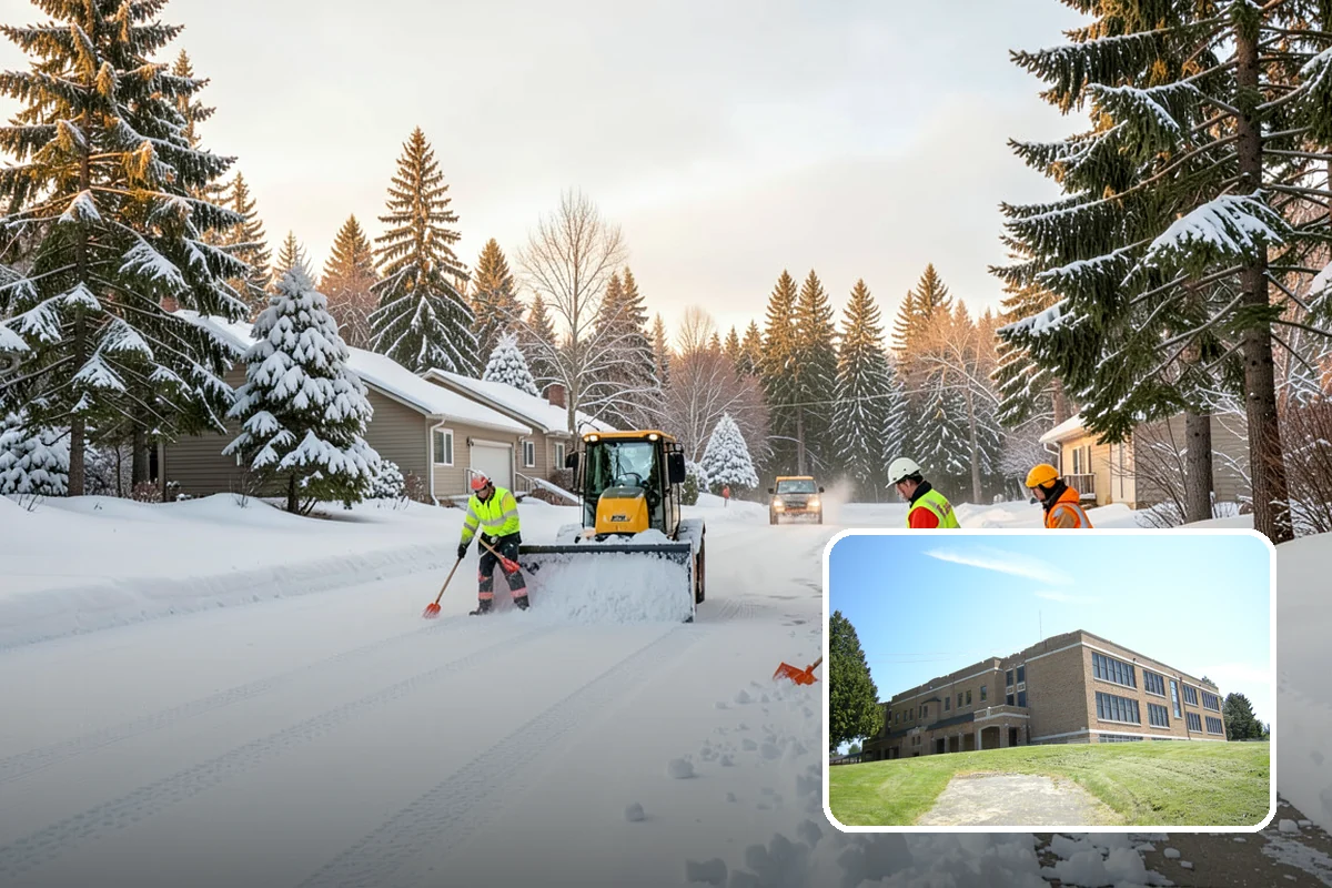 After-Hours Snow Removal in Maple Valley, King County, WA - Clearing completed before the next business day