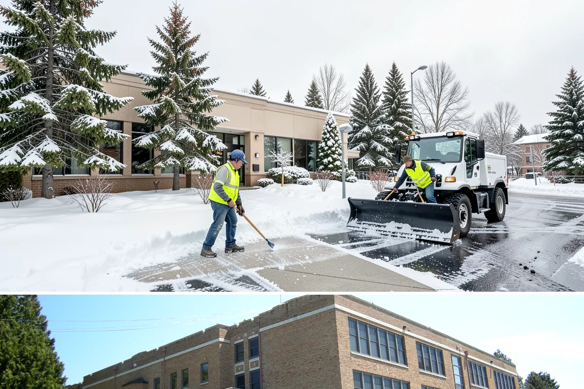 After-Hours Snow Removal in Maple Valley, King County, WA - This service is in highest demand during December and January, when evening snow and hard overnight freezes coincide.