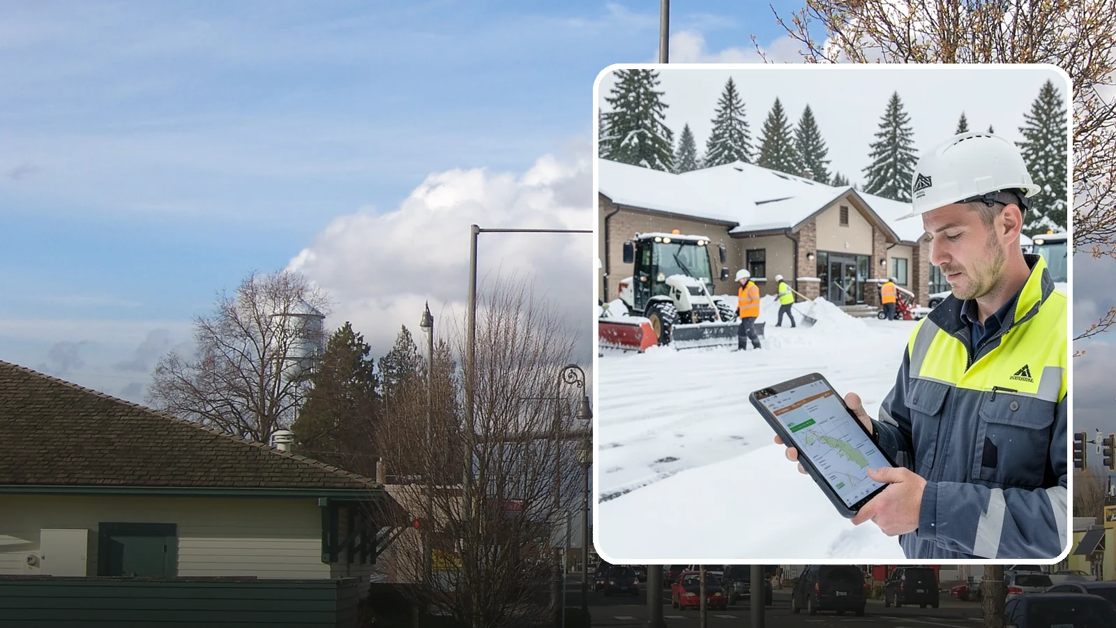 After-Hours Snow Removal in Marysville, Snohomish County, WA - Evening and overnight clearing that readies your property before the next business day begins.