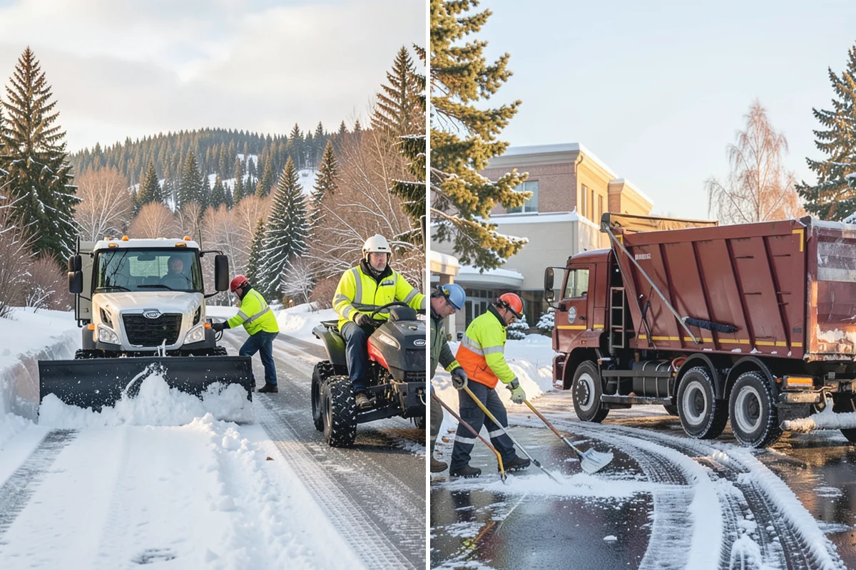 After-Hours Snow Removal in Marysville, Snohomish County, WA - We identify your opening time and target completion window