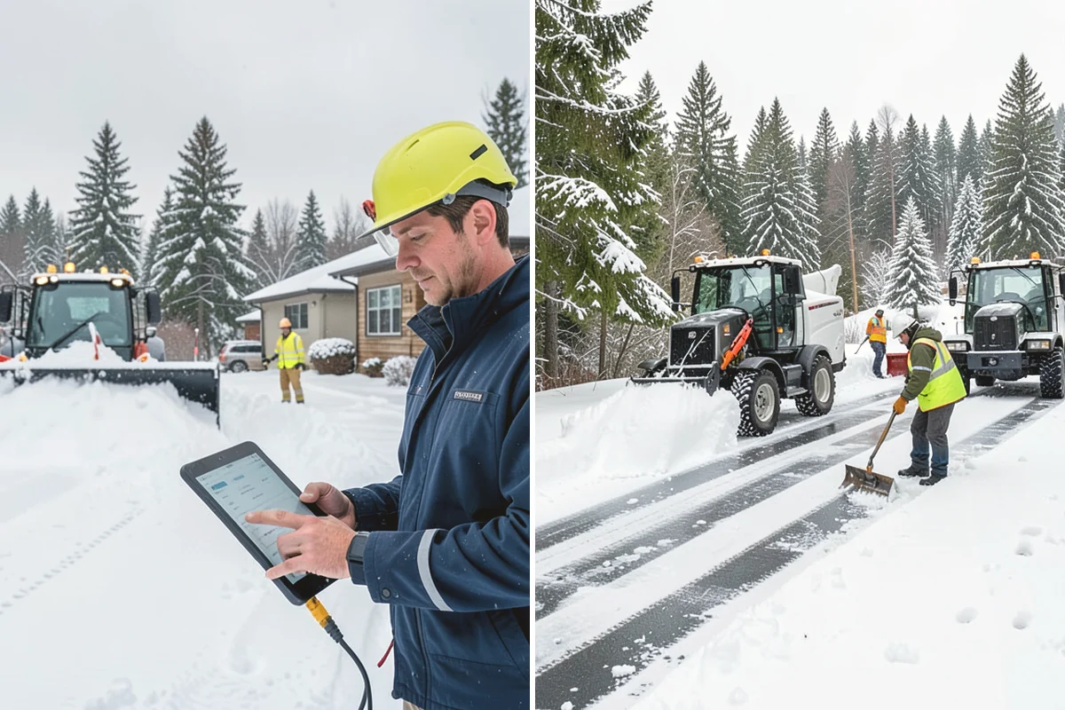 After-Hours Snow Removal in Mill Creek, Snohomish County, WA - We identify your opening time and target completion window