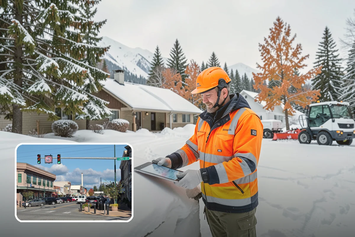After-Hours Snow Removal in Monroe, Snohomish County, WA - Clearing completed before the next business day