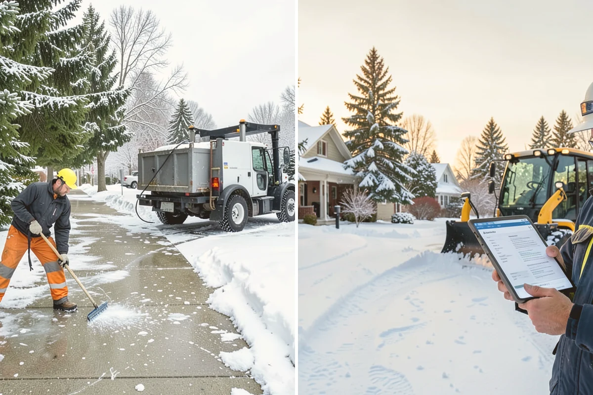 After-Hours Snow Removal in Mount Vernon, Skagit County, WA - We identify your opening time and target completion window