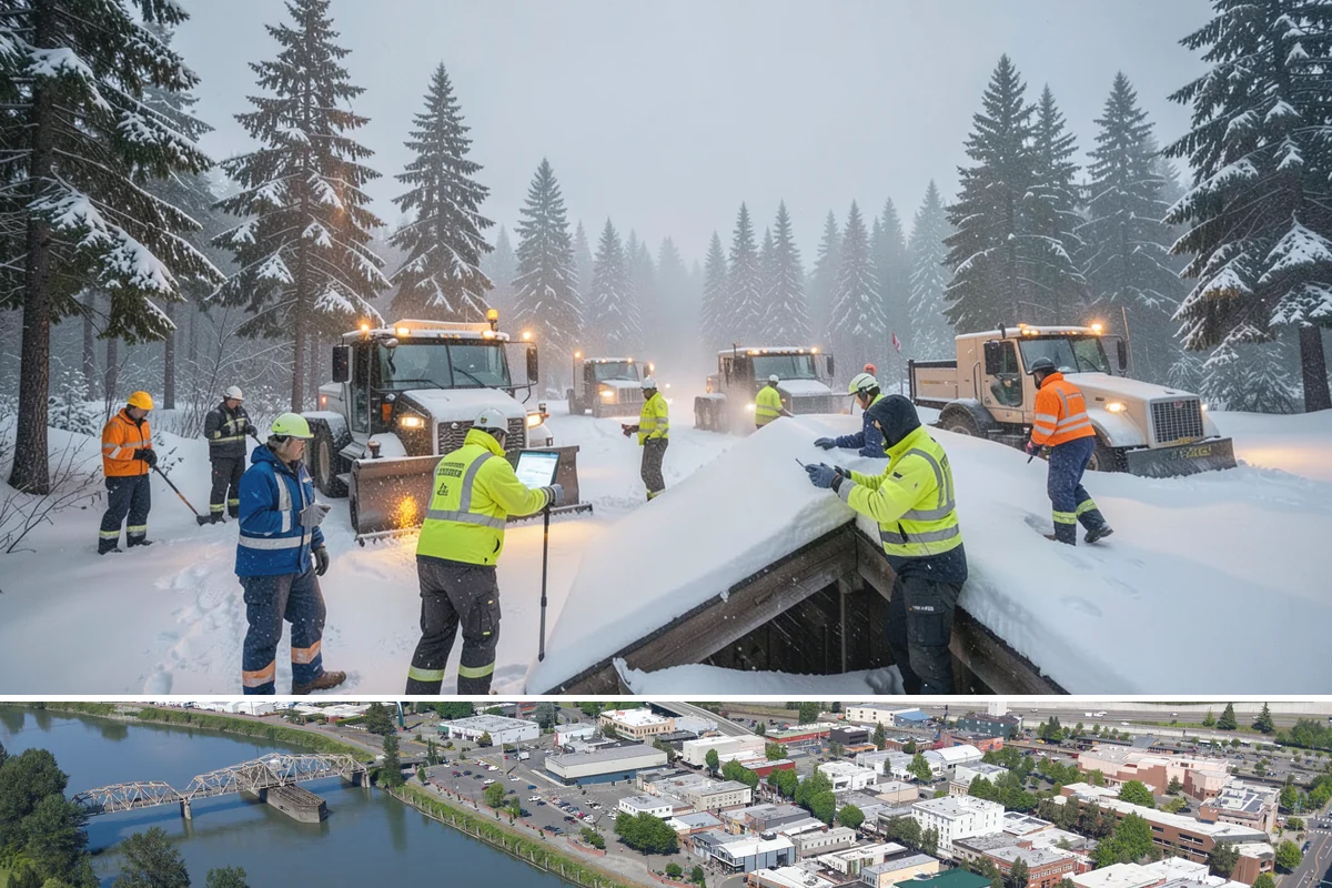 After-Hours Snow Removal in Mount Vernon, Skagit County, WA - This service is in highest demand during December and January, when evening snow and hard overnight freezes coincide.