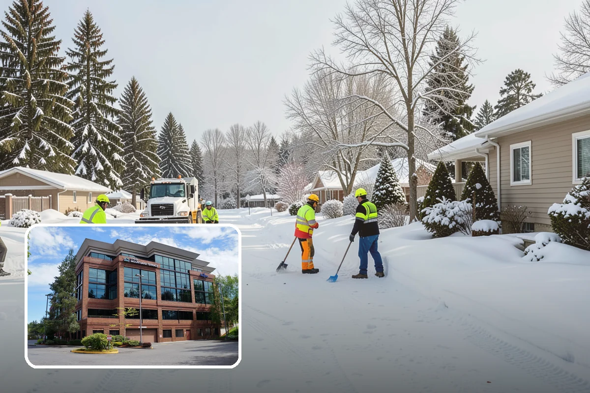 After-Hours Snow Removal in Mountlake Terrace, Snohomish County, WA - Clearing completed before the next business day