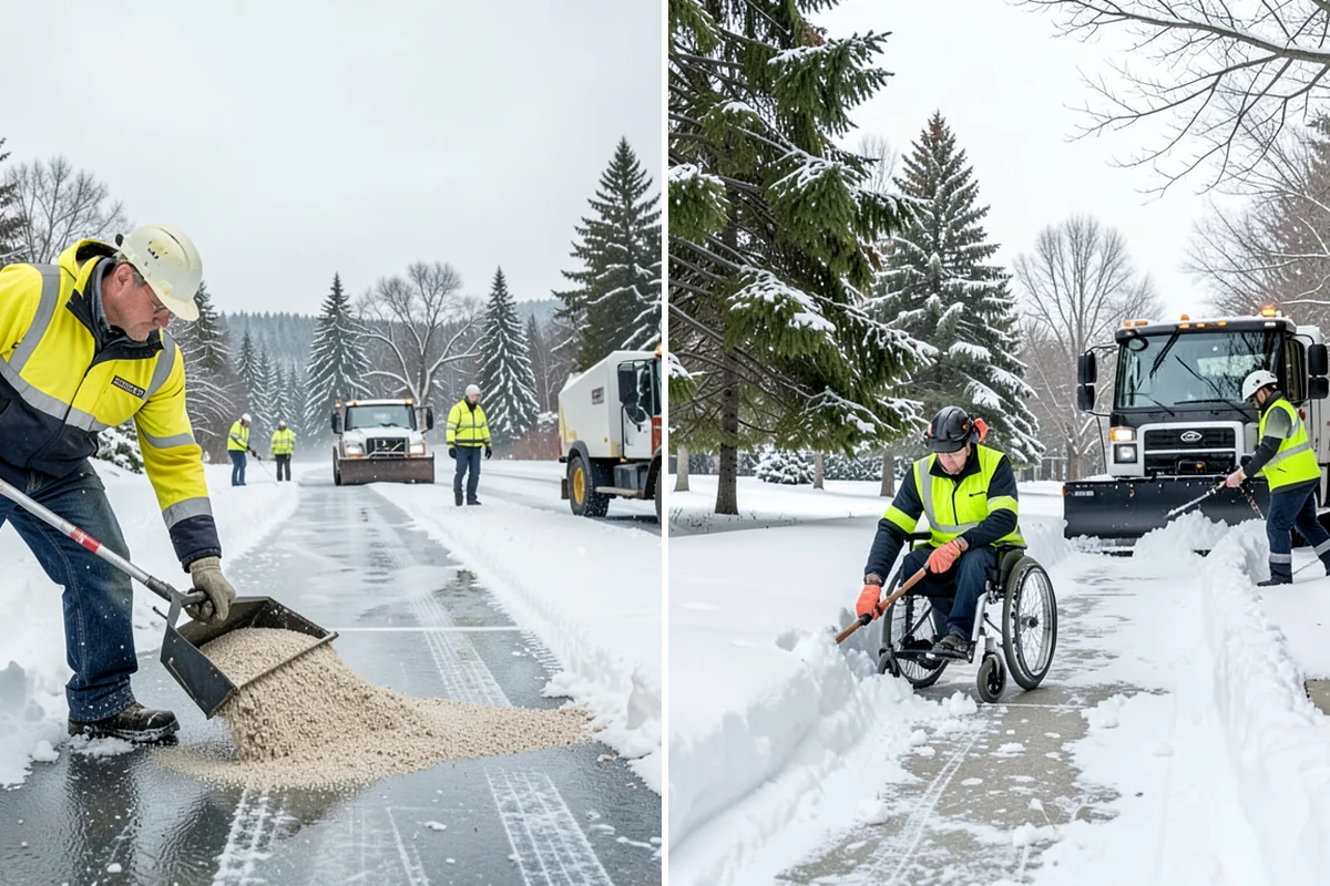 After-Hours Snow Removal in Normandy Park, King County, WA - We identify your opening time and target completion window