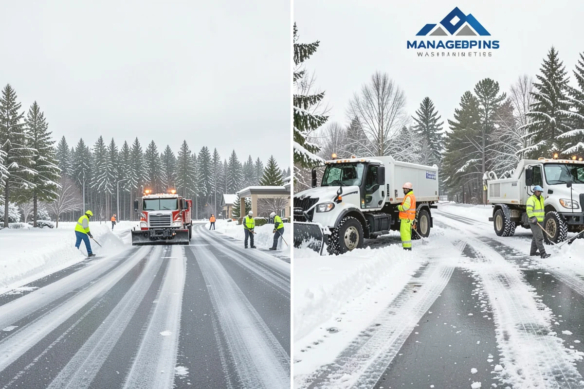 After-Hours Snow Removal in North Bend, King County, WA - We identify your opening time and target completion window