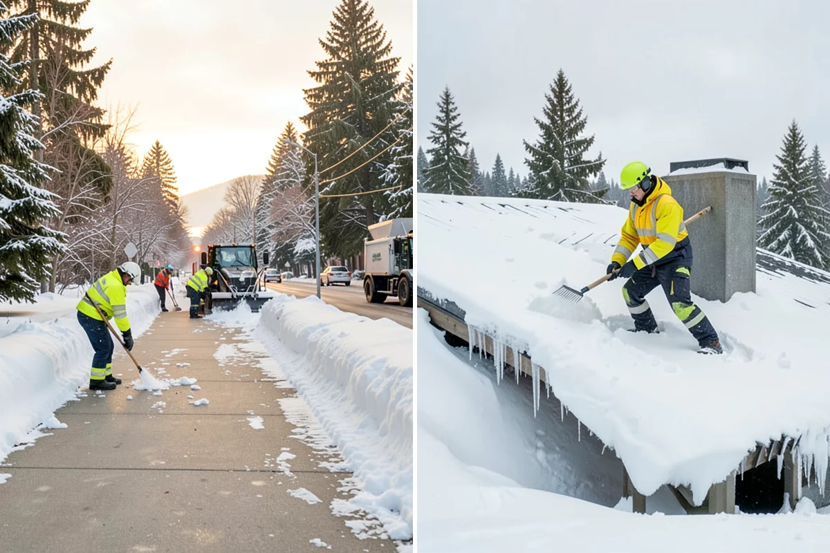 After-Hours Snow Removal in Pacific, King County, WA - We identify your opening time and target completion window